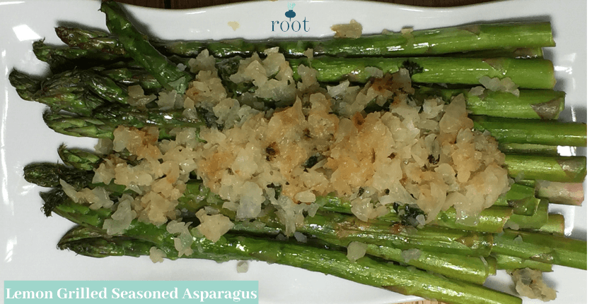 Lemon Grilled Seasoned Asparagus | Root Nutrition Education