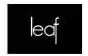 leaf tv logo black background with the word "leaf" in white font | JK Nutrition Consulting
