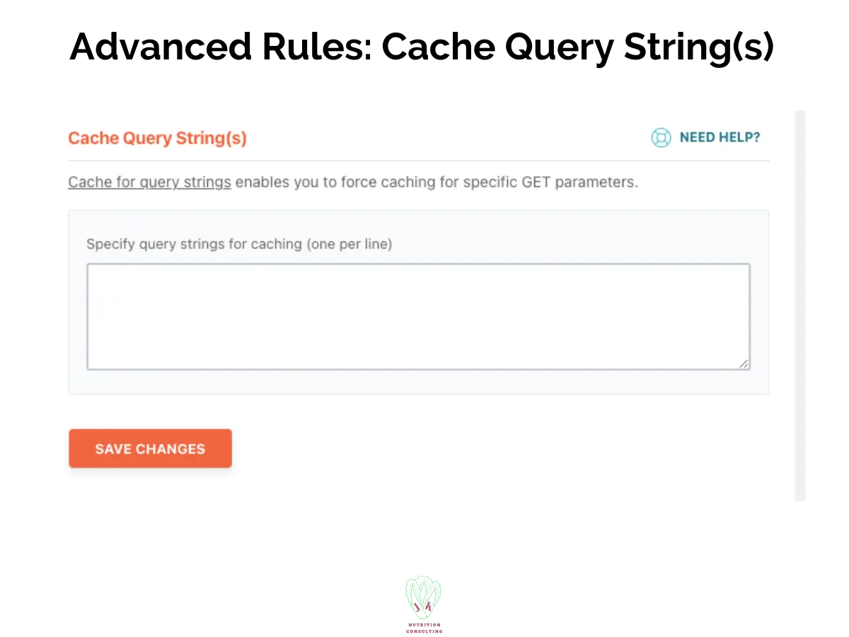 Advanced rules: Cache query string(s) | WP Rocket Review | JK Nutrition Consulting