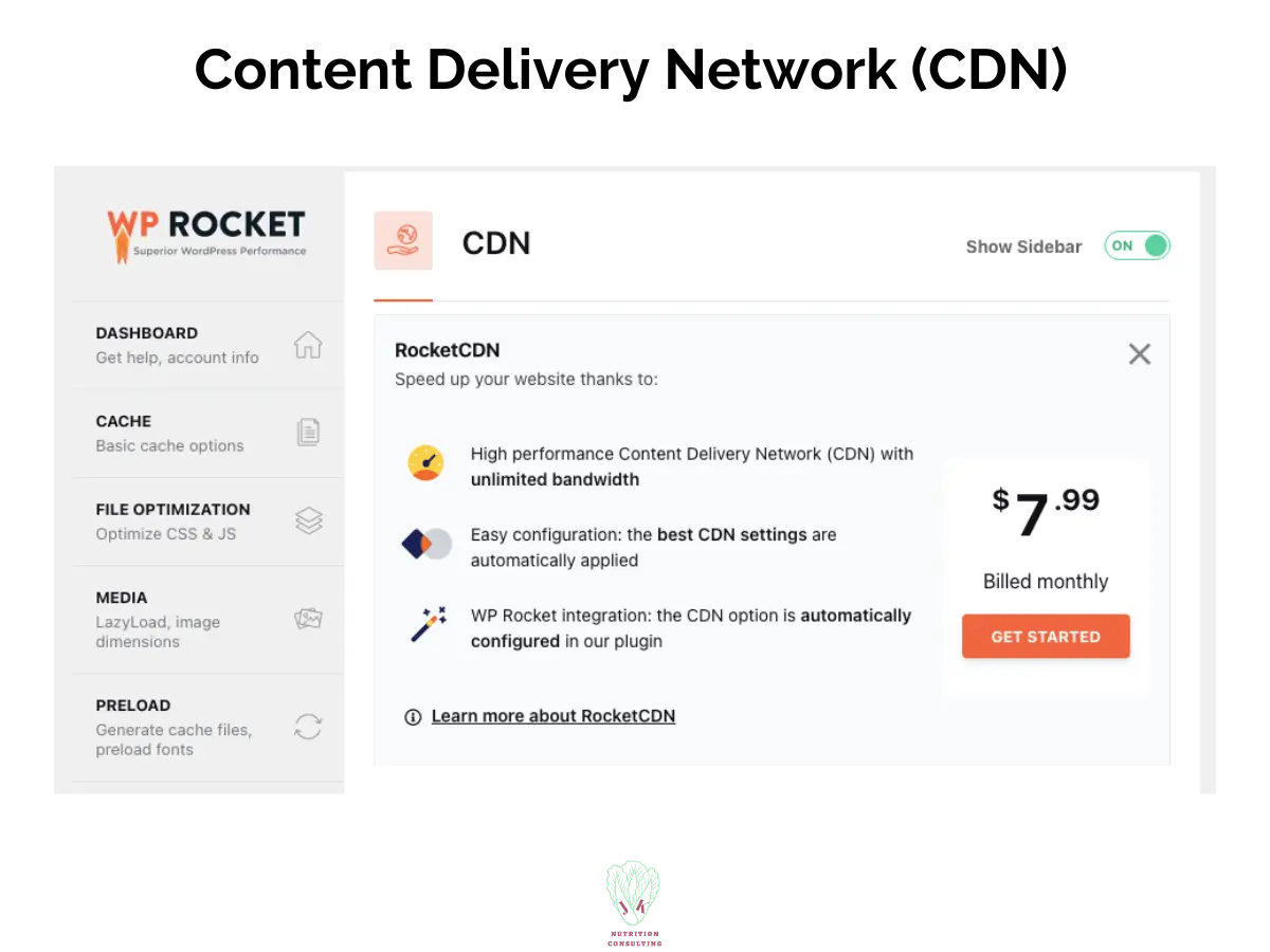 WP Rocket Content Delivery Network (CDN) | WP Rocket Review | JK Nutrition Consulting