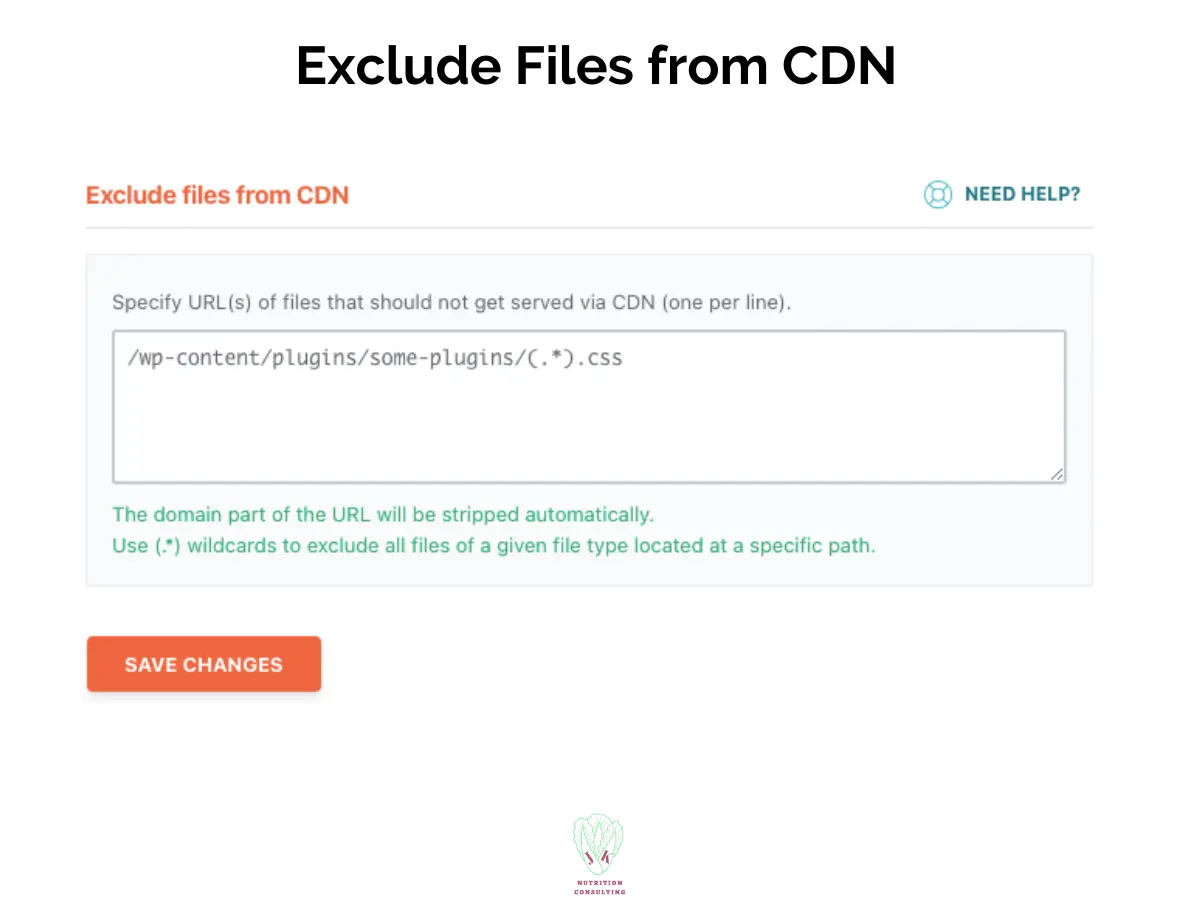 Exclude files from CDN | WP Rocket Review | JK Nutrition Consulting