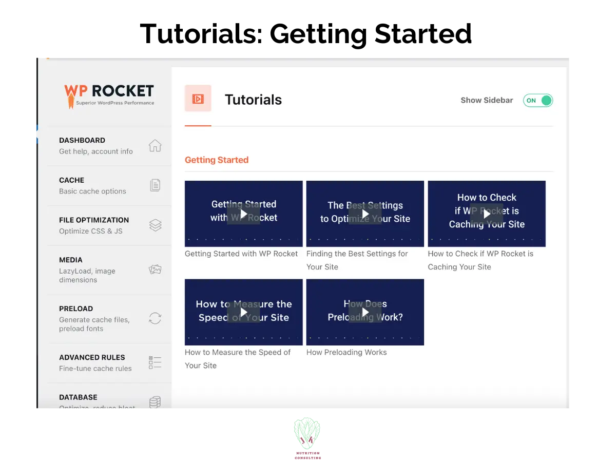 WP Rocket Tutorials: Getting Started | WP Rocket Review | JK Nutrition Consulting