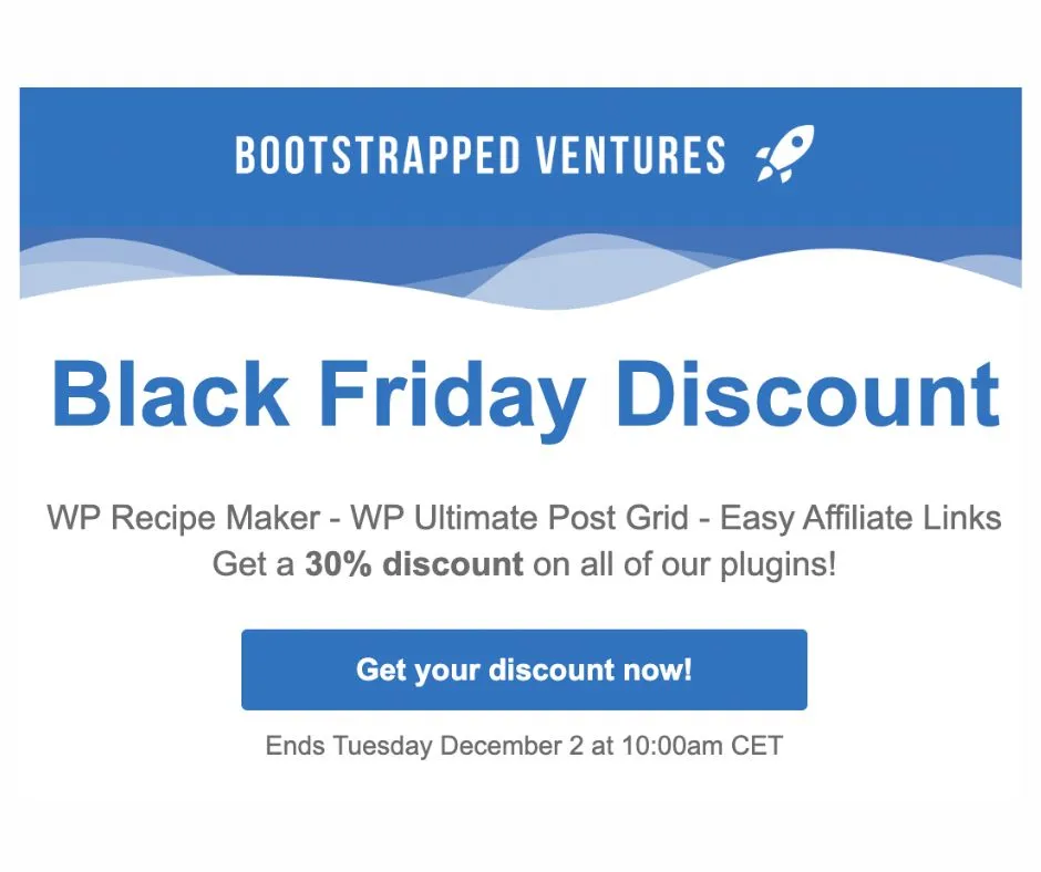 Boostrapped Ventures Black Friday 2025 offer | JK Nutrition Consulting |